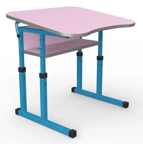 Стіл учнівський №4-6 з регулюванням куту нахилу стільниці 700х585 МФ Вересень